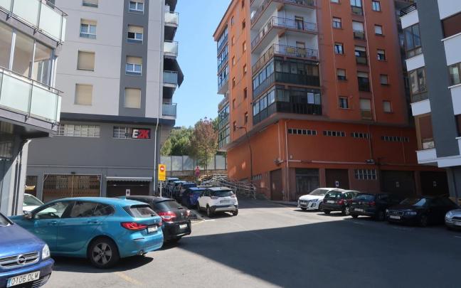 La calle Elkano de Zumarraga.