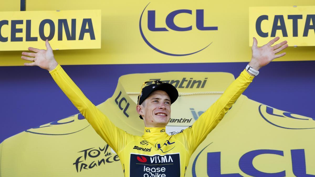 Vingegaard, líder del Tour.
