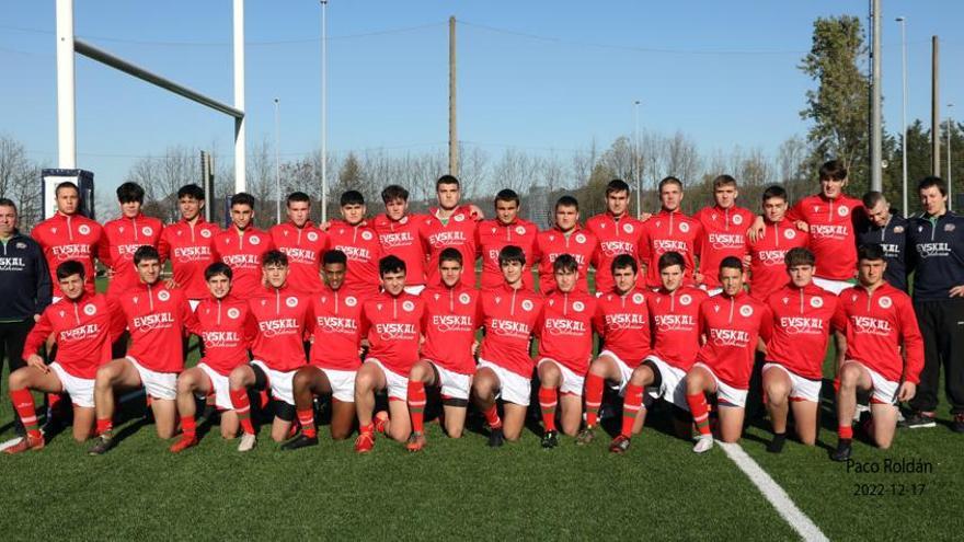 La selección de Euskadi sub-18, en el CESA.