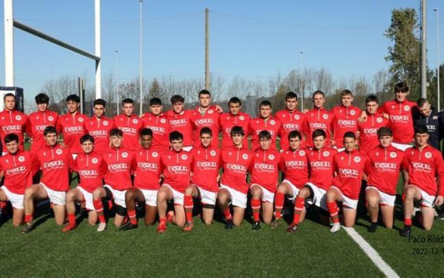 La selección de Euskadi sub-18, en el CESA.