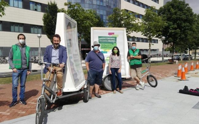 Acto de campaña de Equo Berdeak en las pasadas elecciones autonómicas.