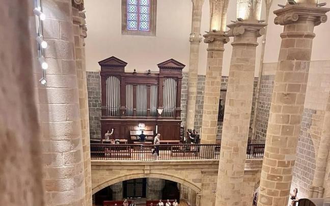 Concierto dentro del festival Urdaibaiko Organoak, donde los órganos históricos de la comarca cobran vida.