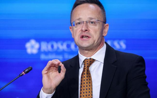 El ministro húngaro de Exteriores, Peter Szijjarto