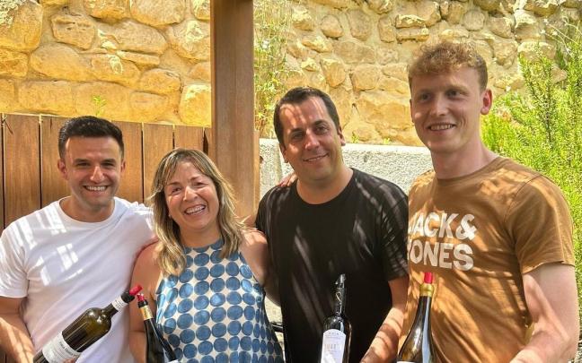 Juan Valdedana, Berta Valgañón, Jon Cañas y Alain Quintana. / Aitzol Zugasti Juan Valdedana, Berta Valgañón, Jon Cañas y Alain Quintana.