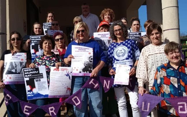 Presentación de la programación del 8M para la localidad iurretarra.