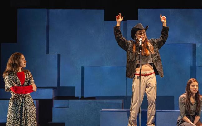 Una escena de la representación de 'Sensación térmica'