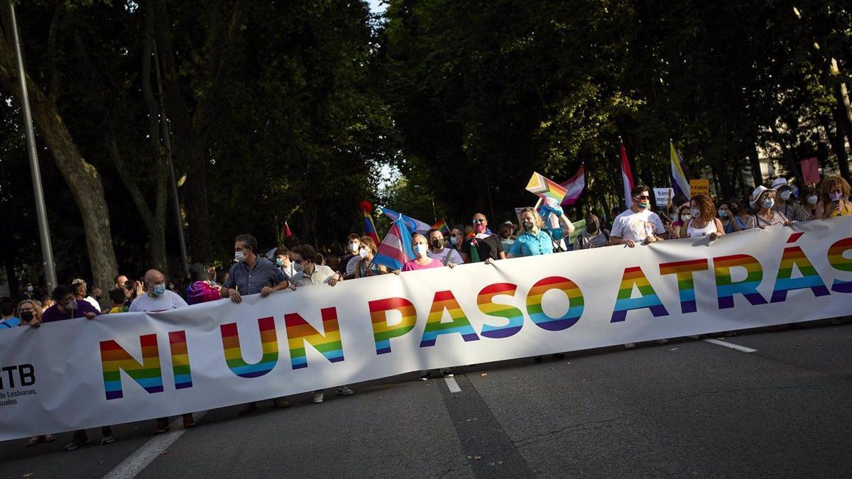 Imagen de archivo de una manifestación del Orgullo LGTBI en Madrid