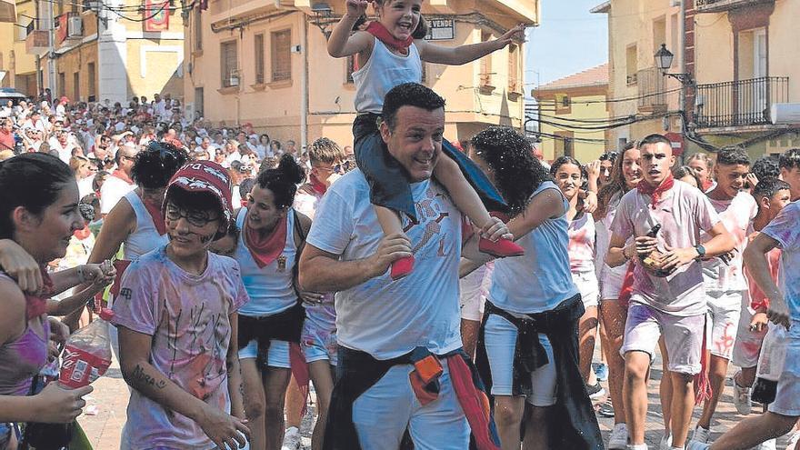 Inicio festivo de las fiestas patronales de Funes del pasado año.