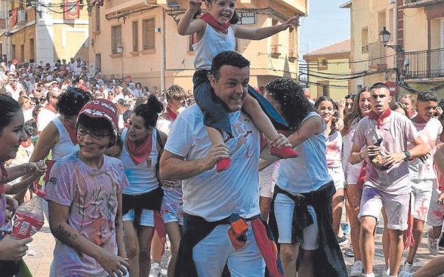 Inicio festivo de las fiestas patronales de Funes del pasado año.
