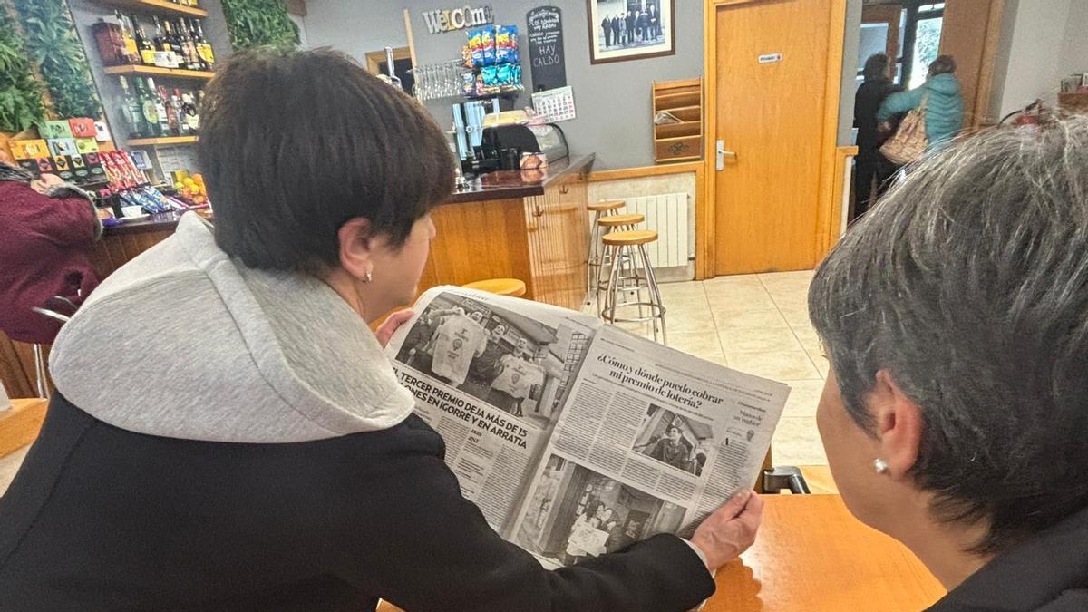 El tercer premio de la Lotería de Navidad es el tema de conversación deeste martes en Igorre