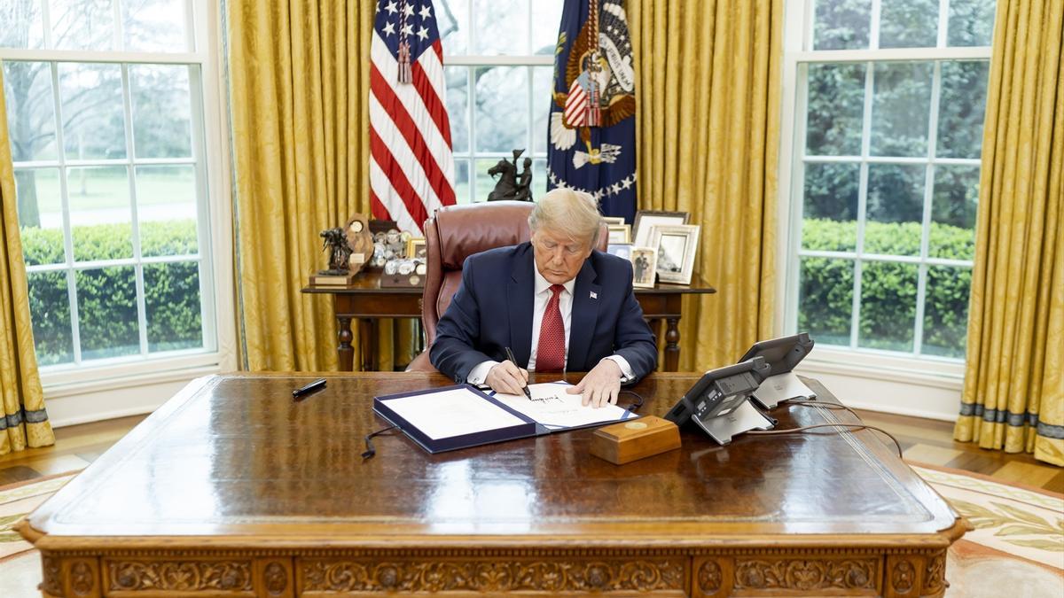 Donald Trump, durante su etapa como presidente estadounidense.