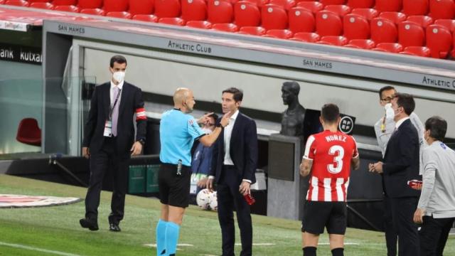 Pablo González Fuertes durante un partido del Athletic. Foto: JUAN LAZKANO Pablo González Fuertes durante un partido del Athletic. Foto: JUAN LAZKANO