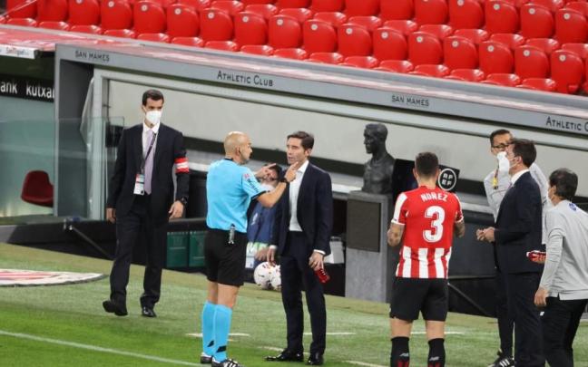 Pablo González Fuertes durante un partido del Athletic. Foto: JUAN LAZKANO Pablo González Fuertes durante un partido del Athletic. Foto: JUAN LAZKANO