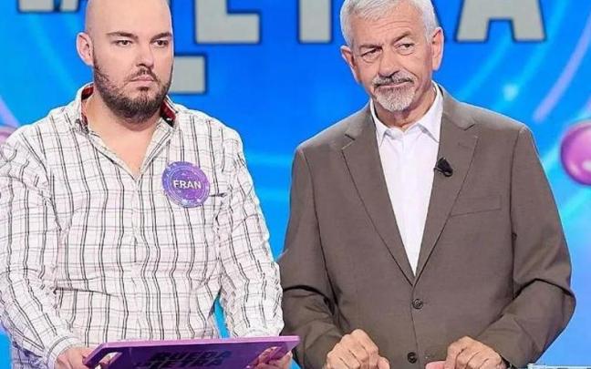 Carlos Sobera, en 'Rueda la letra'.