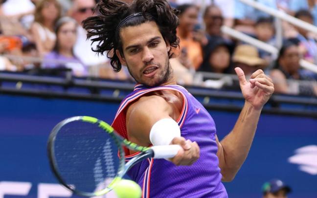 El tenista murciano Carlos Alcaraz en el US Open.