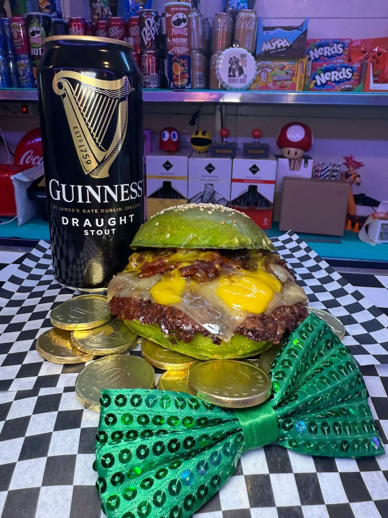 'Burger' de marzo tematizada de San Patricio.