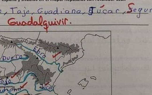 Una parte del ejercicio.