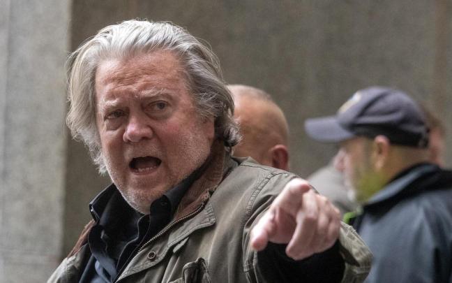 El exasesor de Trump, Steve Bannon.