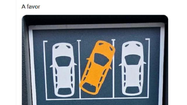 El post con parte del cartel.