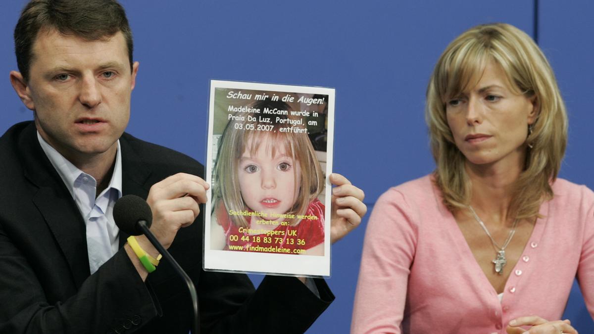 Imagen de archivo de los padres de Madeleine McCann