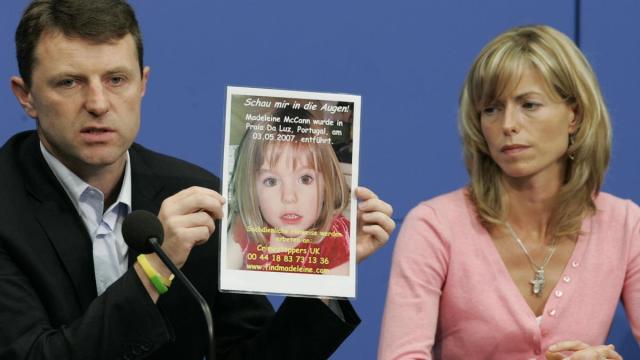 Imagen de archivo de los padres de Madeleine McCann