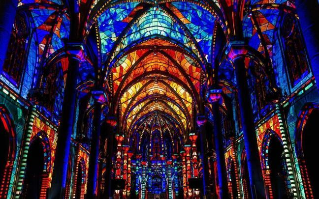 ‘Luminiscence’ llega a la Catedral del Buen Pastor de Donostia.