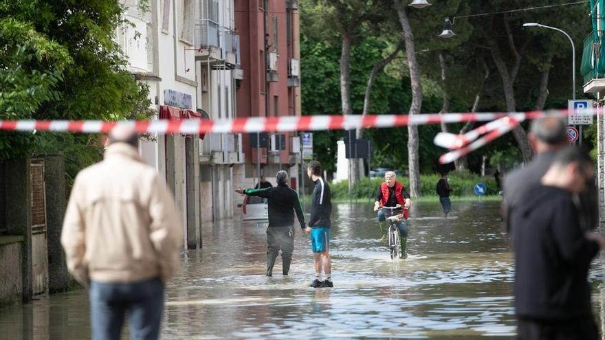 Miles de evacuados en las inundaciones del norte de Italia
