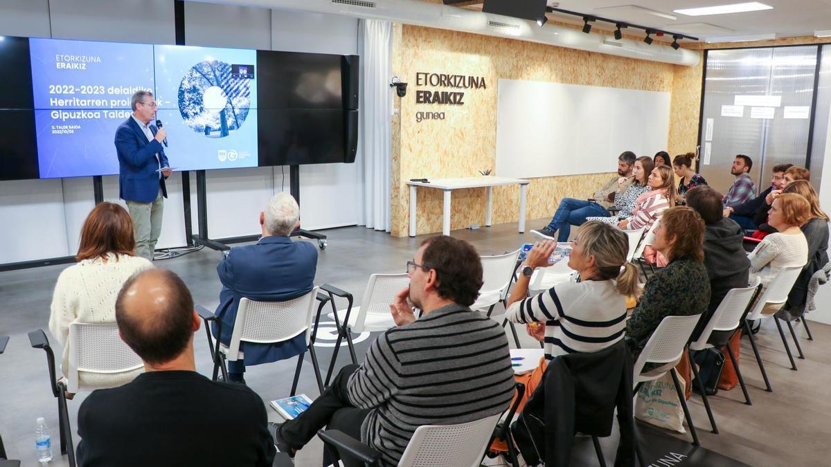 Presentación de los proyectos financiados por Etorkizuna Eraikiz