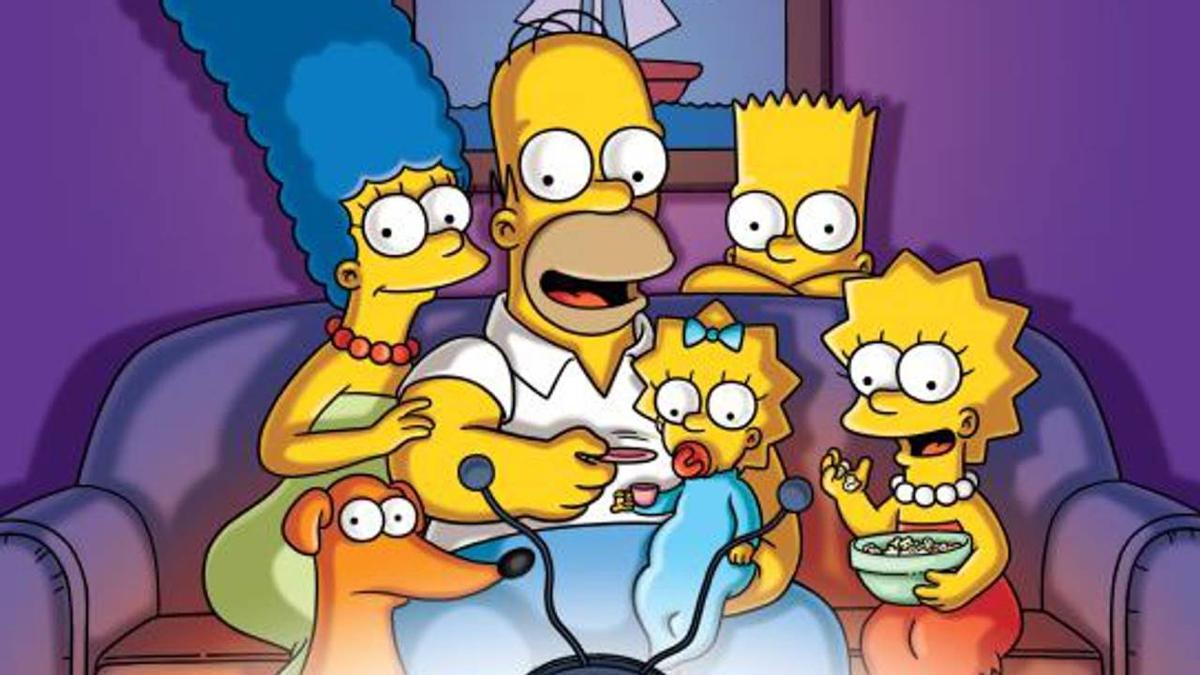 La familia Simpson durante uno de los episodios.
