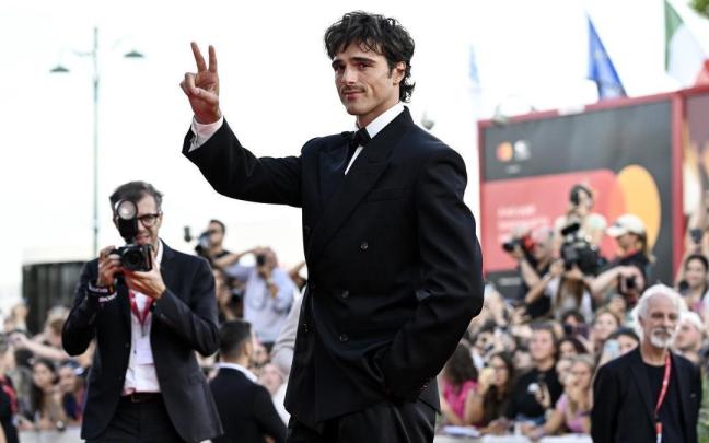 El actor australiano Jacob Elordi, en el Festival de Venecia para presentar 'Frankenstein'.