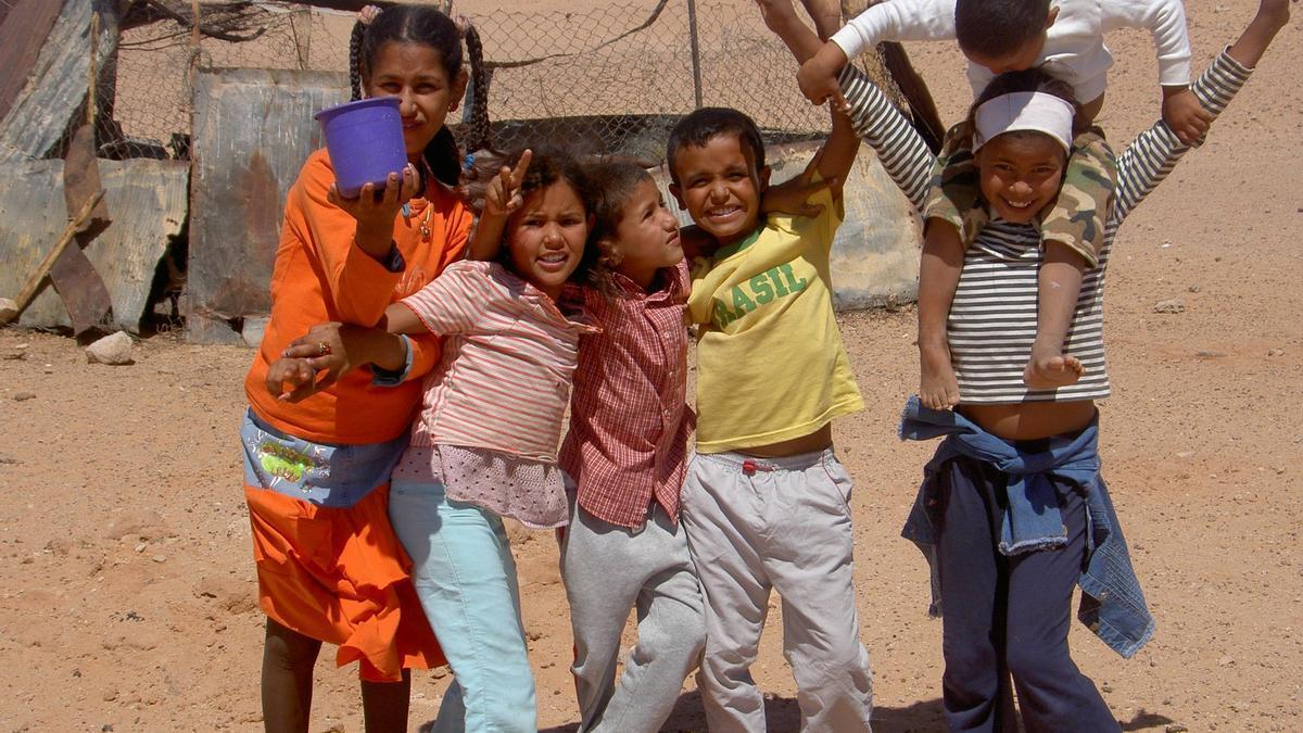 Menores saharauis en los campamentos de Tinduf