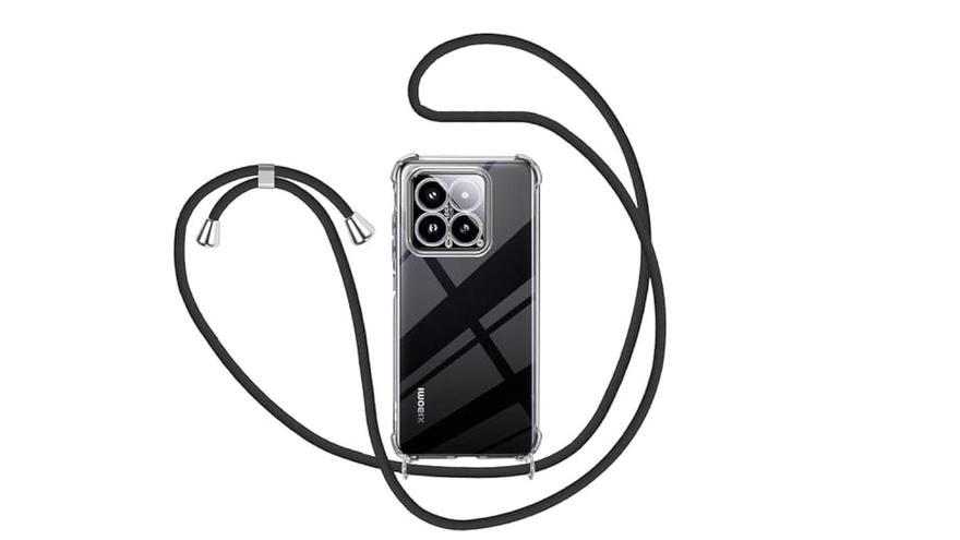 Funda móvil con cuerda.