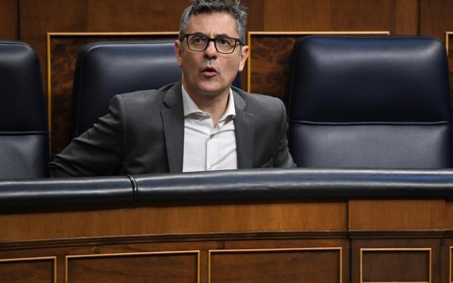 El ministro español de Justicia y Presidencia, Félix Bolaños, aseguró al juez Peinado que no sabe quién contrató a la asesora de Begoña Gómez El ministro español de Justicia y Presidencia, Félix Bolaños, aseguró al juez Peinado que no sabe quién contrató a la asesora de Begoña Gómez