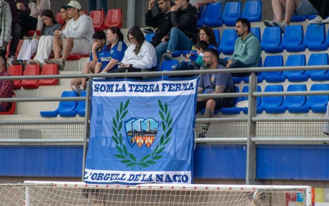 Aficionados del Lleida CF.
