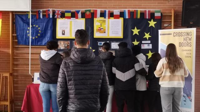 Un grupo de estudiantes del programa Erasmus+