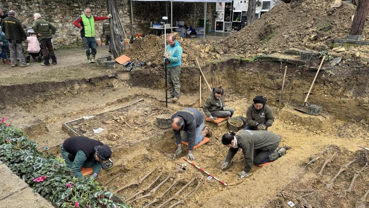 Localizados los restos de 51 gudaris y milicianos en el Cementerio de Amorebieta-Etxano