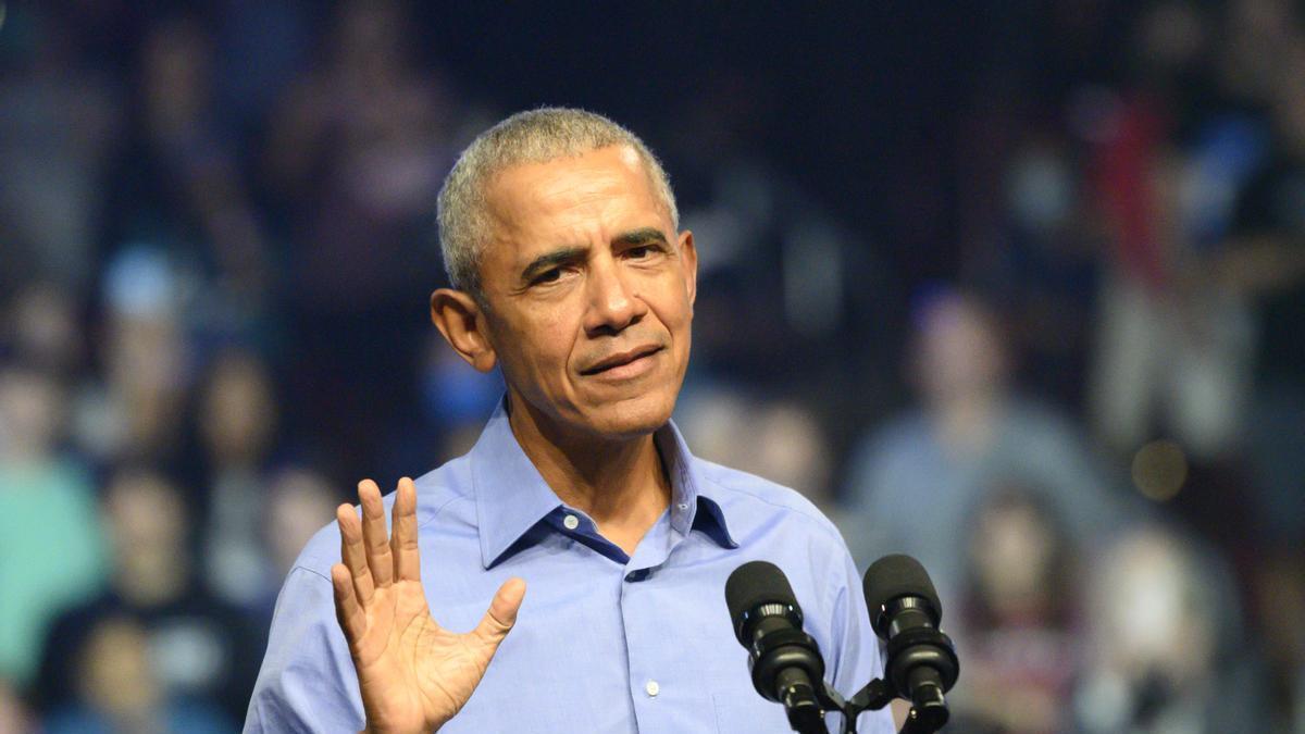 Barack Obama durante un acto de campaña de las 'midterms'.