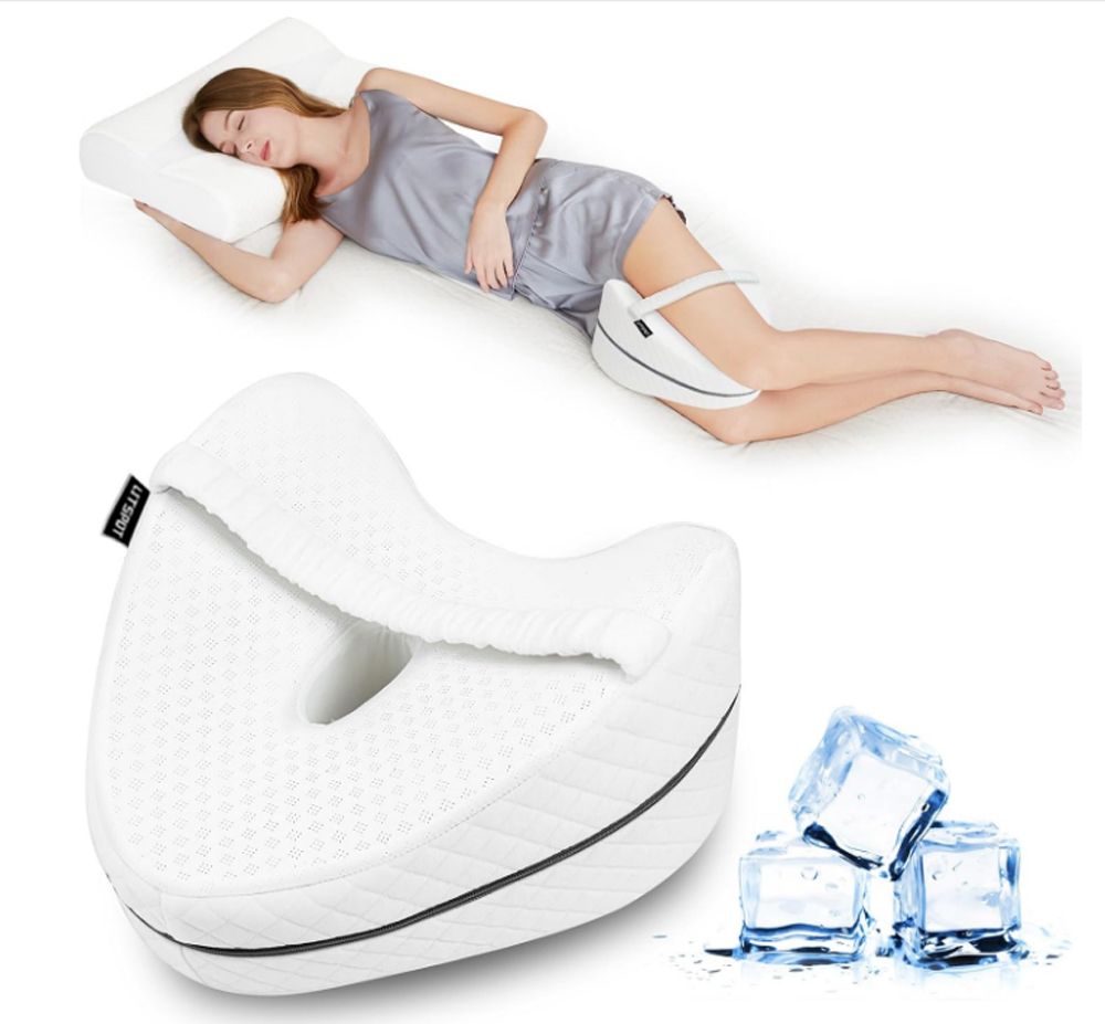 Almohada viscoelástica para colocar entre las piernas.