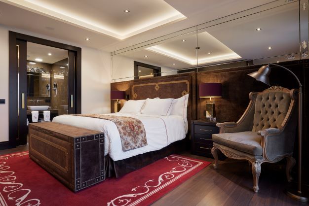 Una de sus habitaciones.