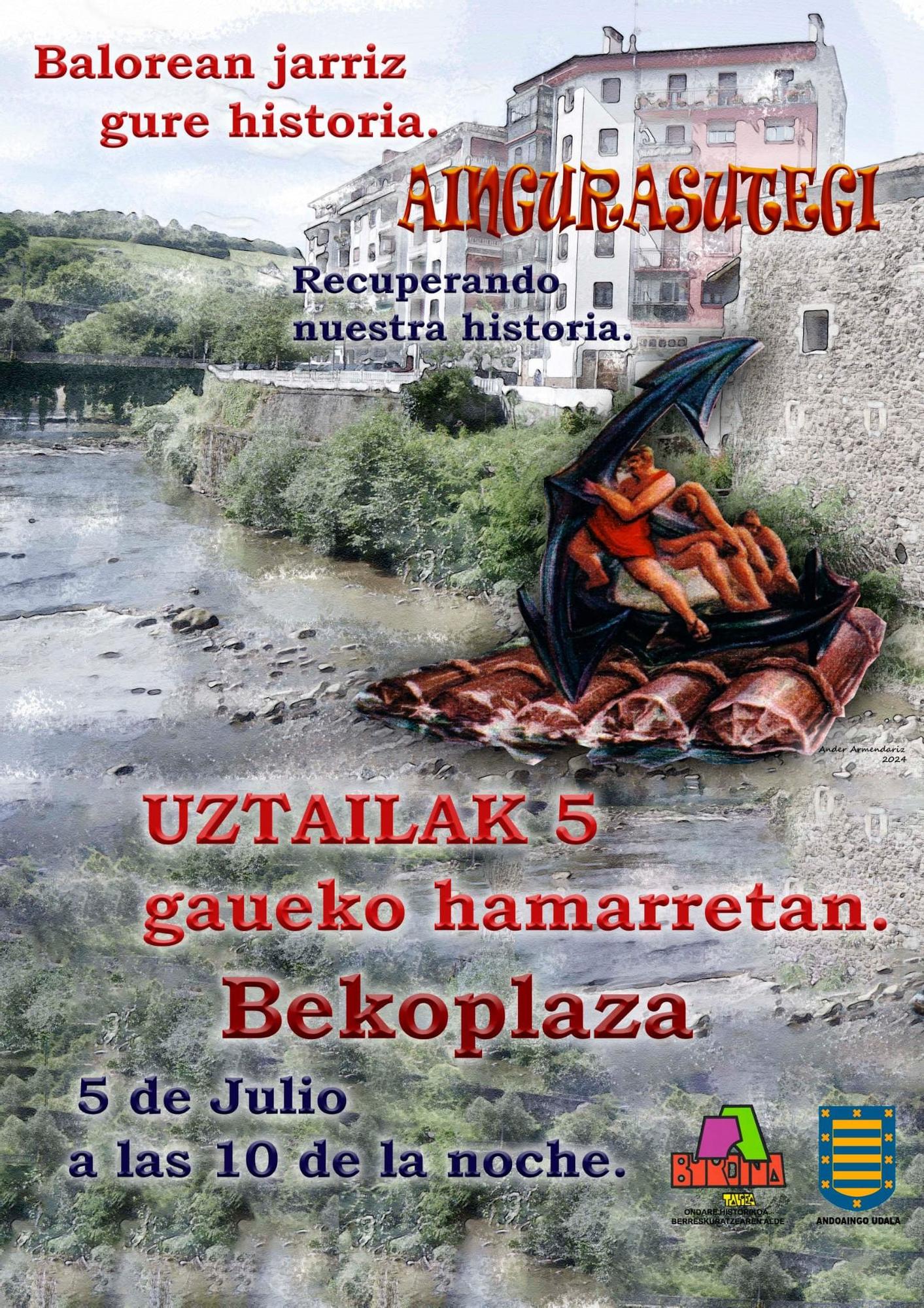 Cartel del evento del sábado