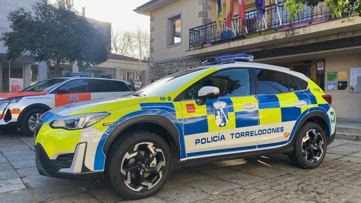 Vehículo de la Policía Local de Torrelodones.