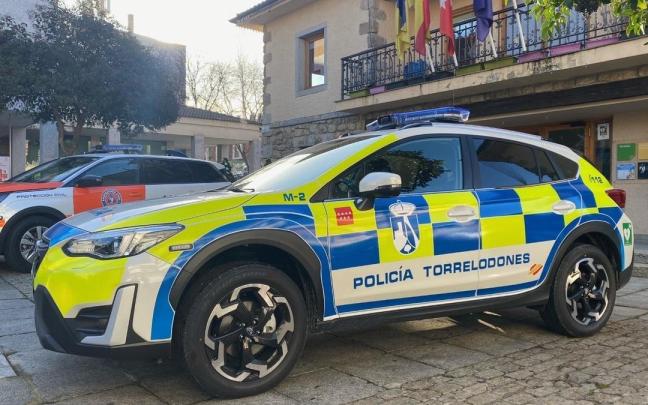 Vehículo de la Policía Local de Torrelodones.