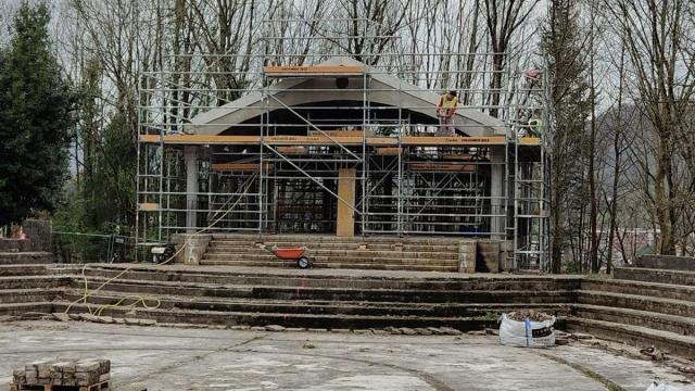 Rehabilitación del anfiteatro.