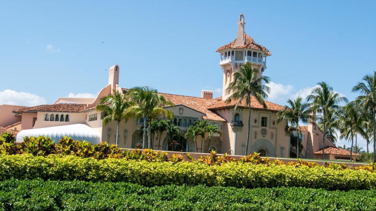 Vista general de Mar-a-Lago, la mansión de Trump en Florida.