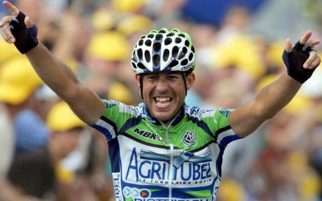 El ciclista Juanmi Mercado, en una imagen de archivo.