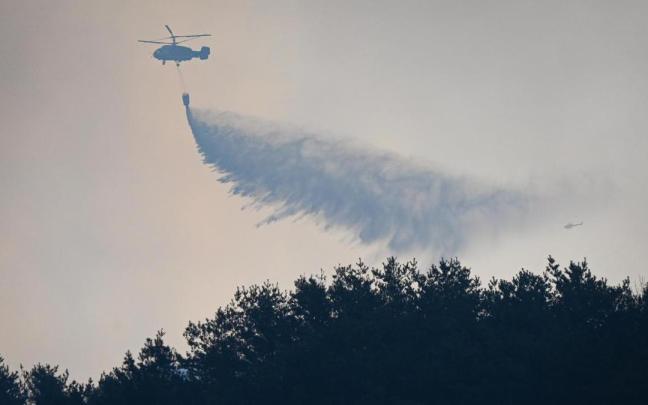 Incendios forestales en Corea del Sur