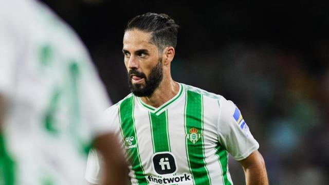 Isco durante un partido con el Real Betis.