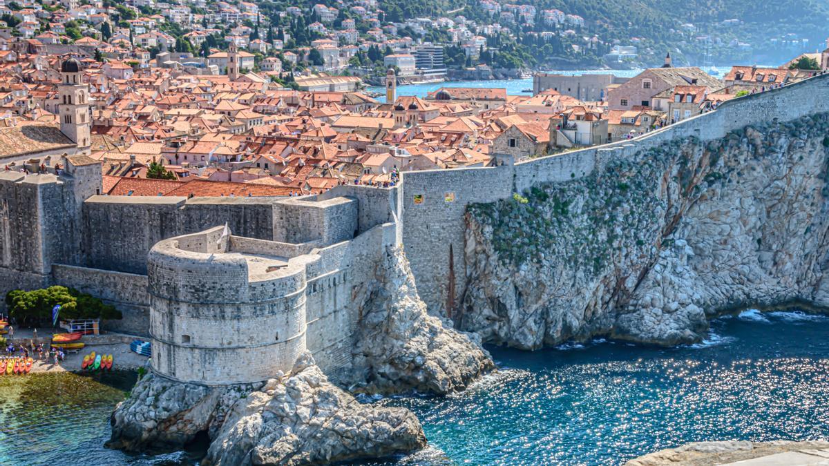 Espectacular imagen de la ciudad croata de Dubrovnik.