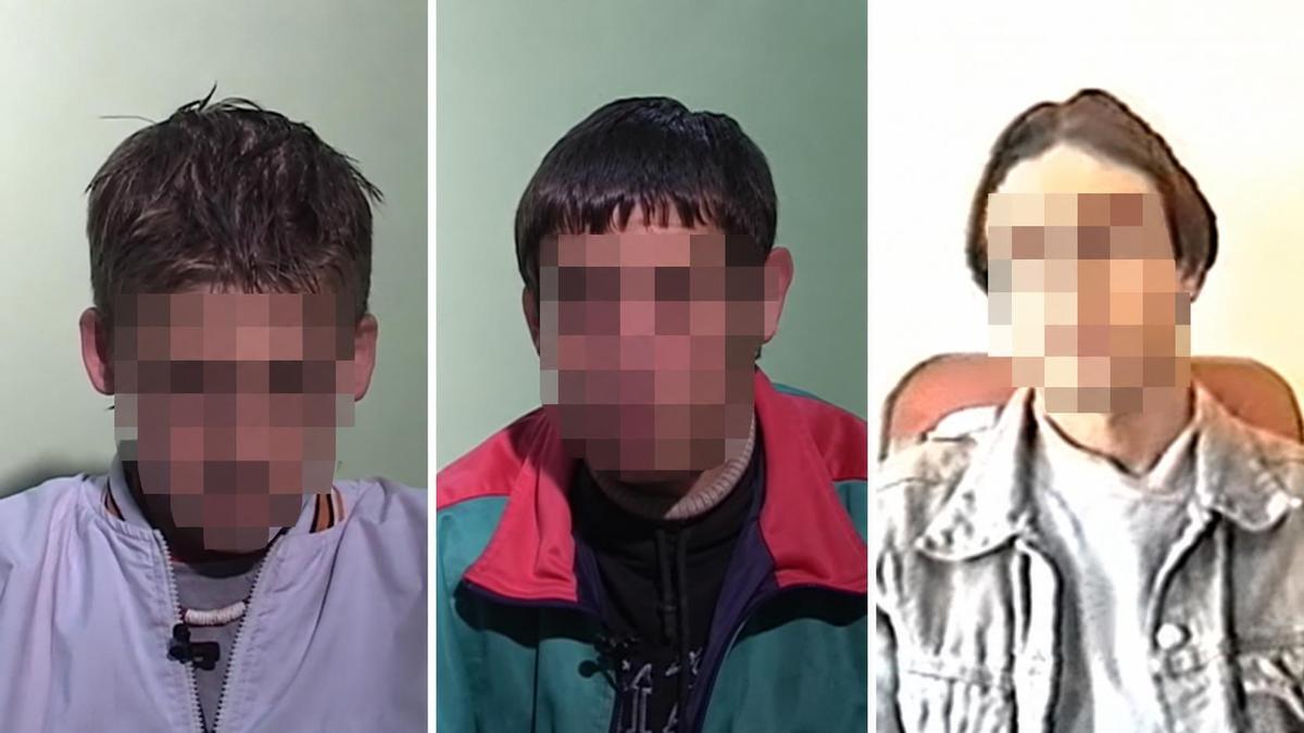 Fotogramas de algunas de las grabaciones difundidas en torno al caso Bar España.