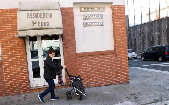 La residencia Andia de Bilbao, cerrada temporalmente.